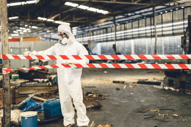 Professional Crime Scene Cleanup technician working in Ross, CA